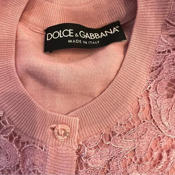 Pink Lace Cardigan - Picture 2 of 8